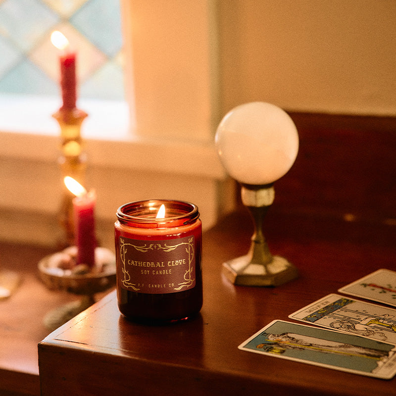 cathedral clove candle lifestyle