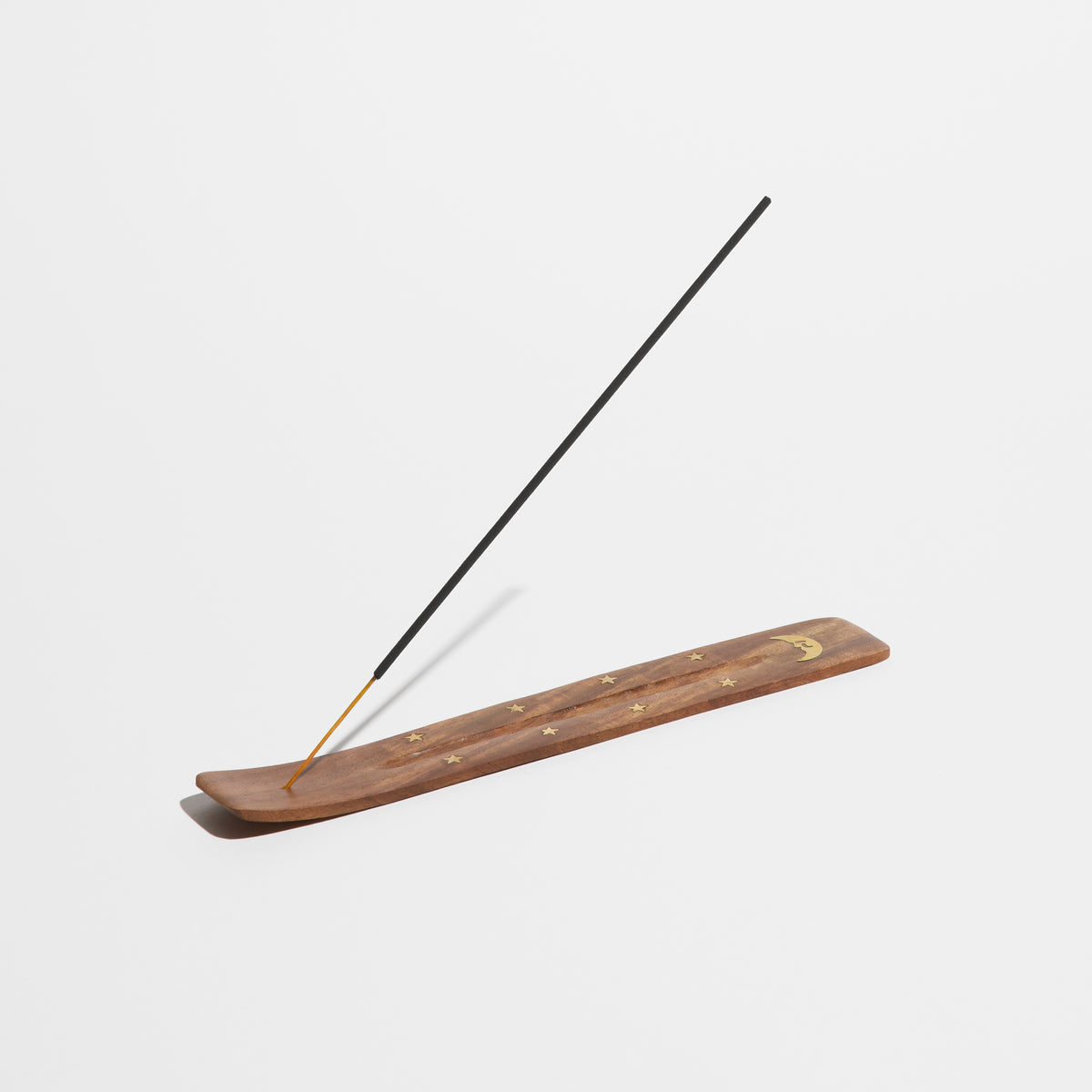 Product image of Brass Inlay Wood Incense Holder