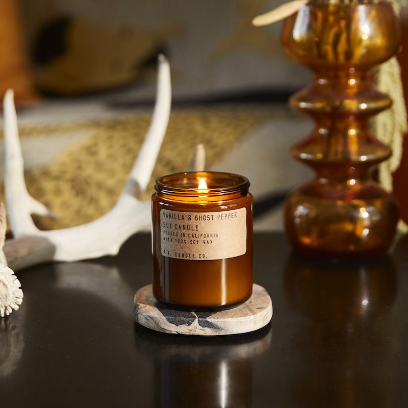 P.F. Candle Co. Vanilla & Ghost Pepper Standard Candle